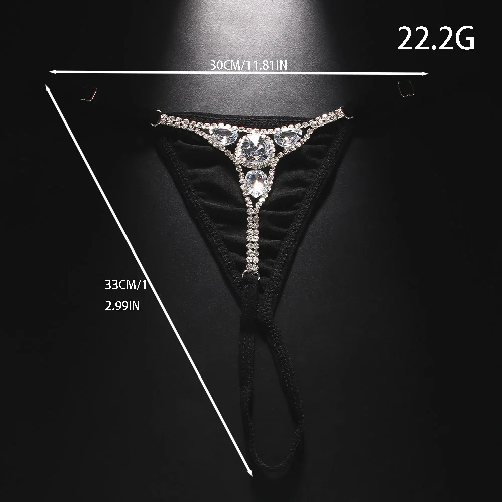 Sexy Round Rhinestone Thong Ad - Body Jewelry Retainers ulasan dan harga