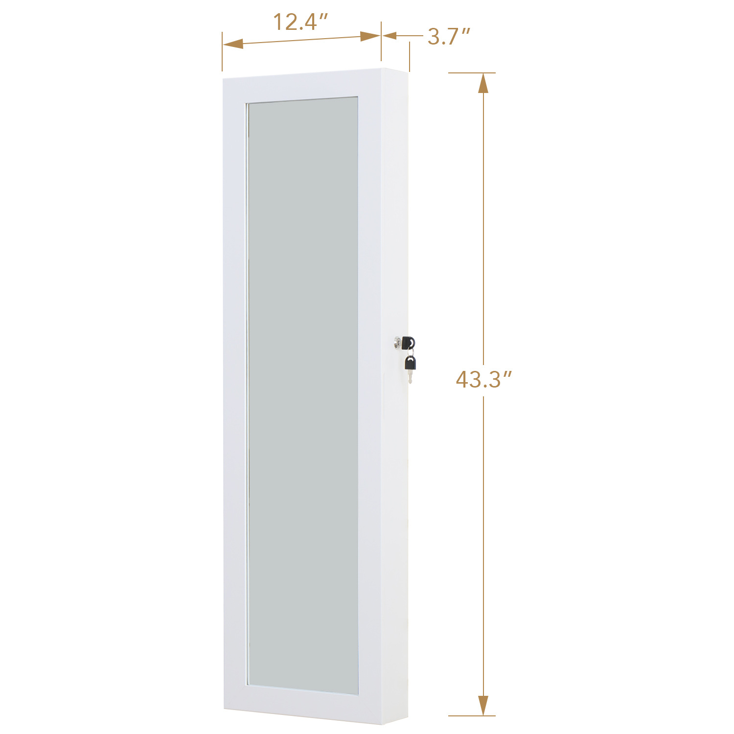 Jewelry cabinet storage mirror - Body Jewelry Manufacturers ulasan dan harga