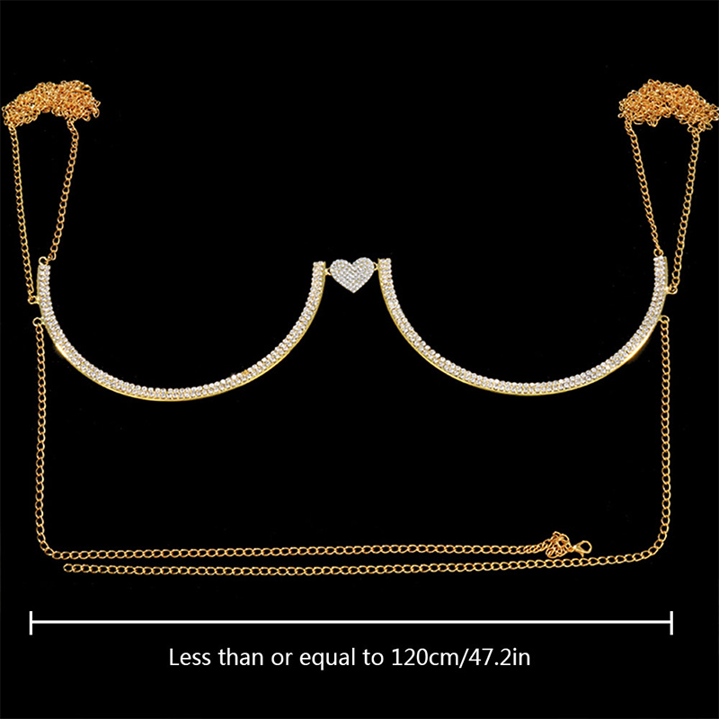 Stonefans Heart Rhinestone Che - Body Jewelry Retainers ulasan dan harga