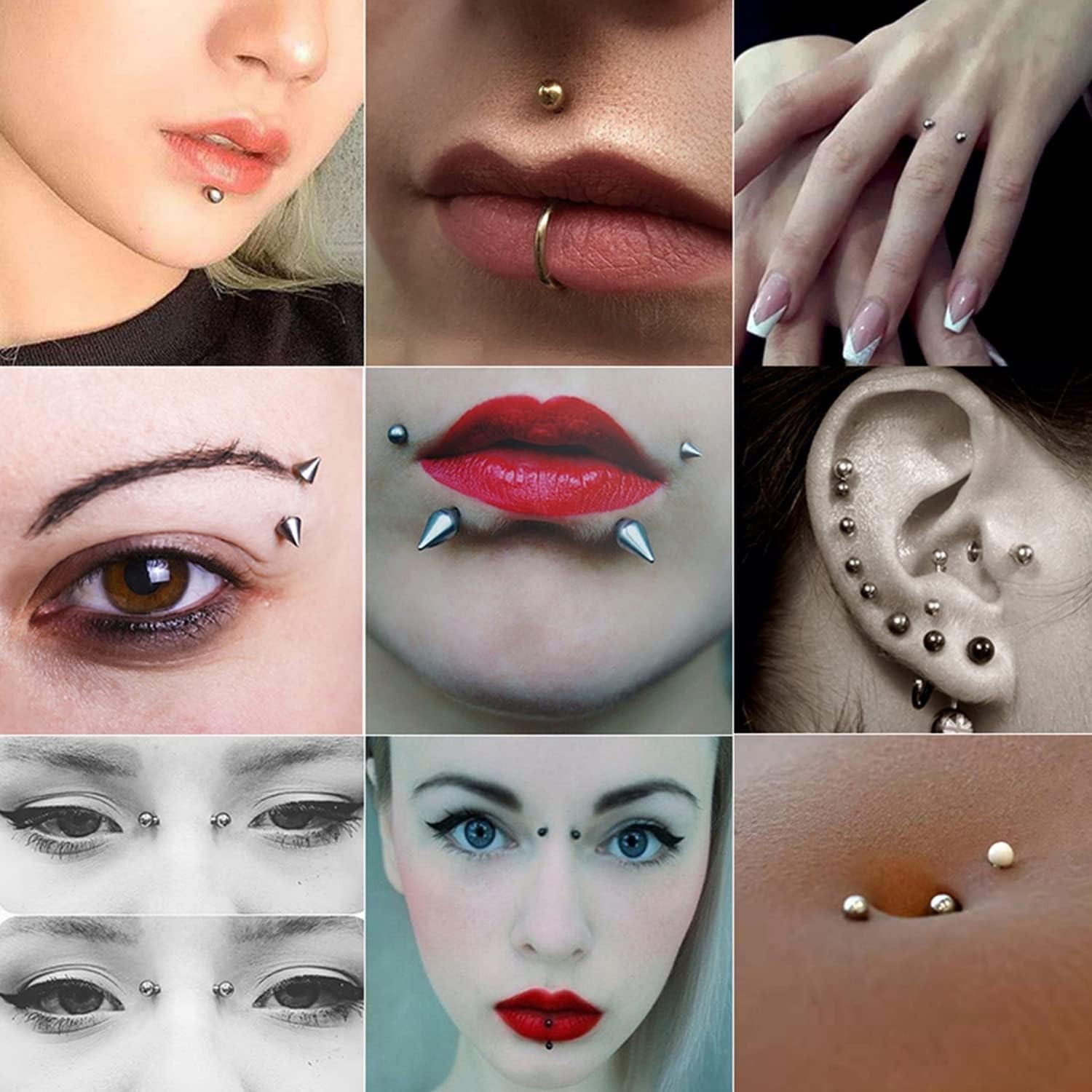 Drperfect Fake Eyebrow Ring Fa - Body Jewelry Replacement Ball ulasan dan harga