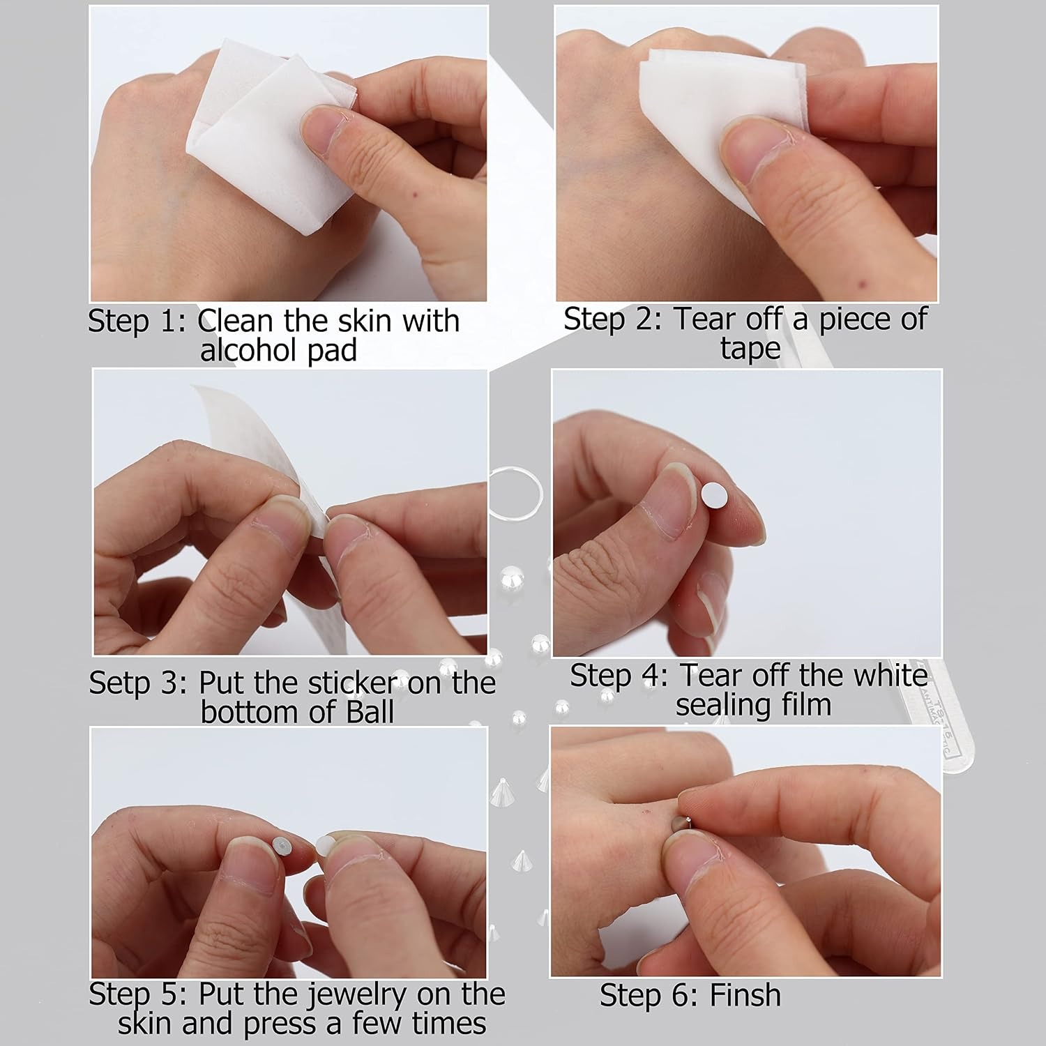 Drperfect Fake Eyebrow Ring Fa - Body Jewelry Replacement Ball ulasan dan harga