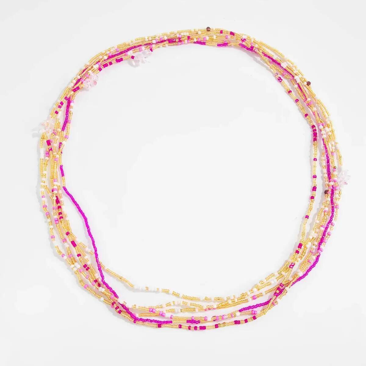 SHIXIN 6Pcs/Set Boho Colorful  - Body Chain Jewelry ulasan dan harga