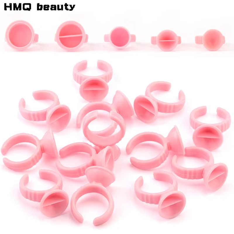 100pcs Disposable Glue Rings P - Body Jewelry Tattoo ulasan dan harga