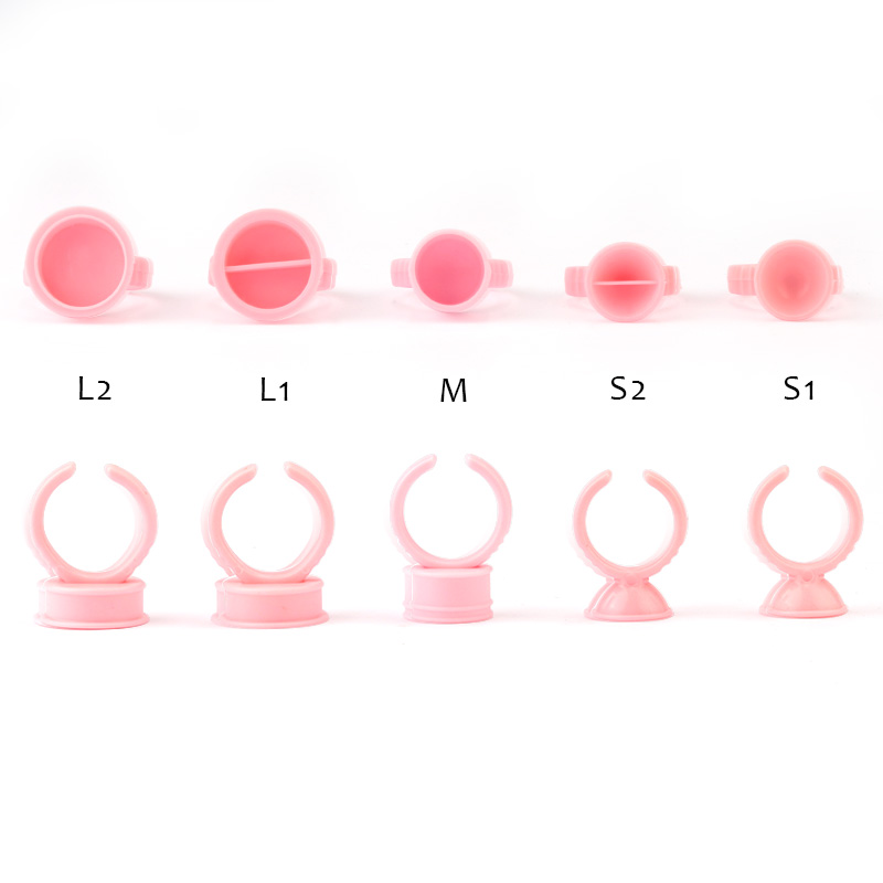 100pcs Disposable Glue Rings P - Body Jewelry Tattoo ulasan dan harga